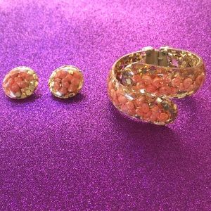 Vintage Earring & Bracelet Set